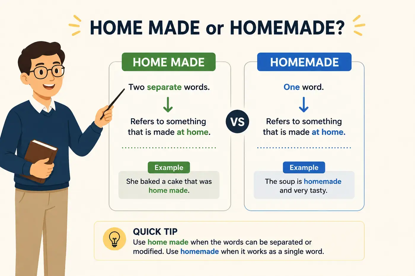 Home Made or Homemade