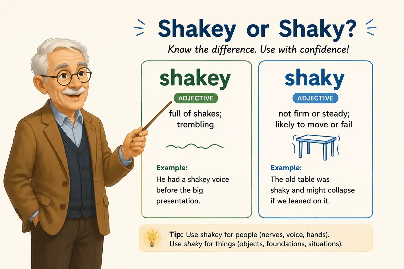 Shakey or Shaky