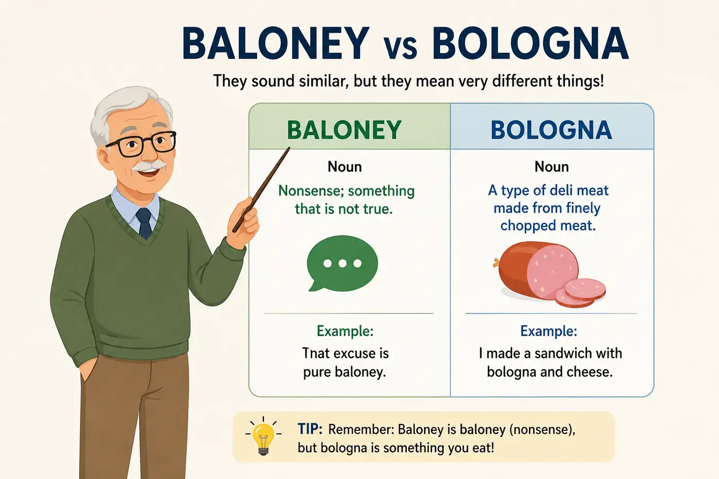 Baloney vs Bologna