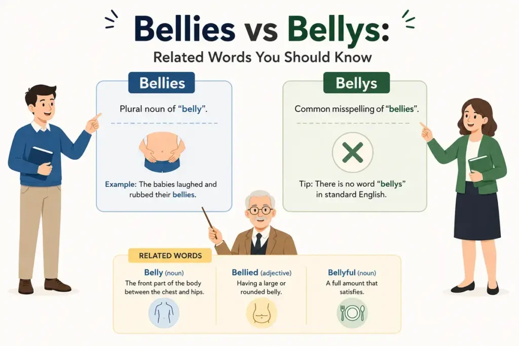 Bellies vs Bellys: Related Words You Should Know