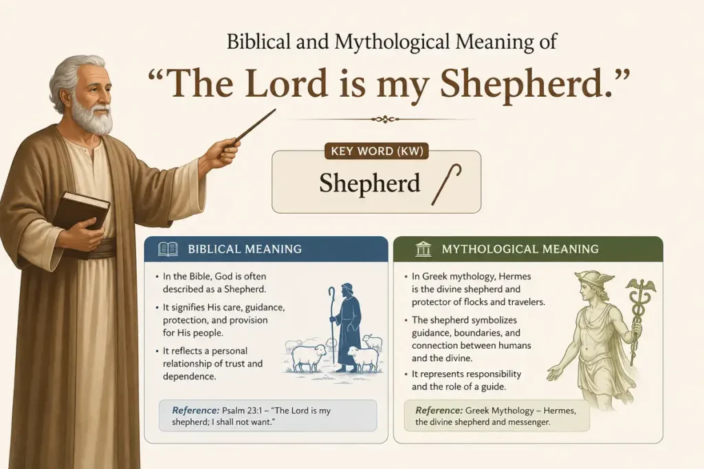 Biblical and Mythological Meaning of Sentence or Sentance
