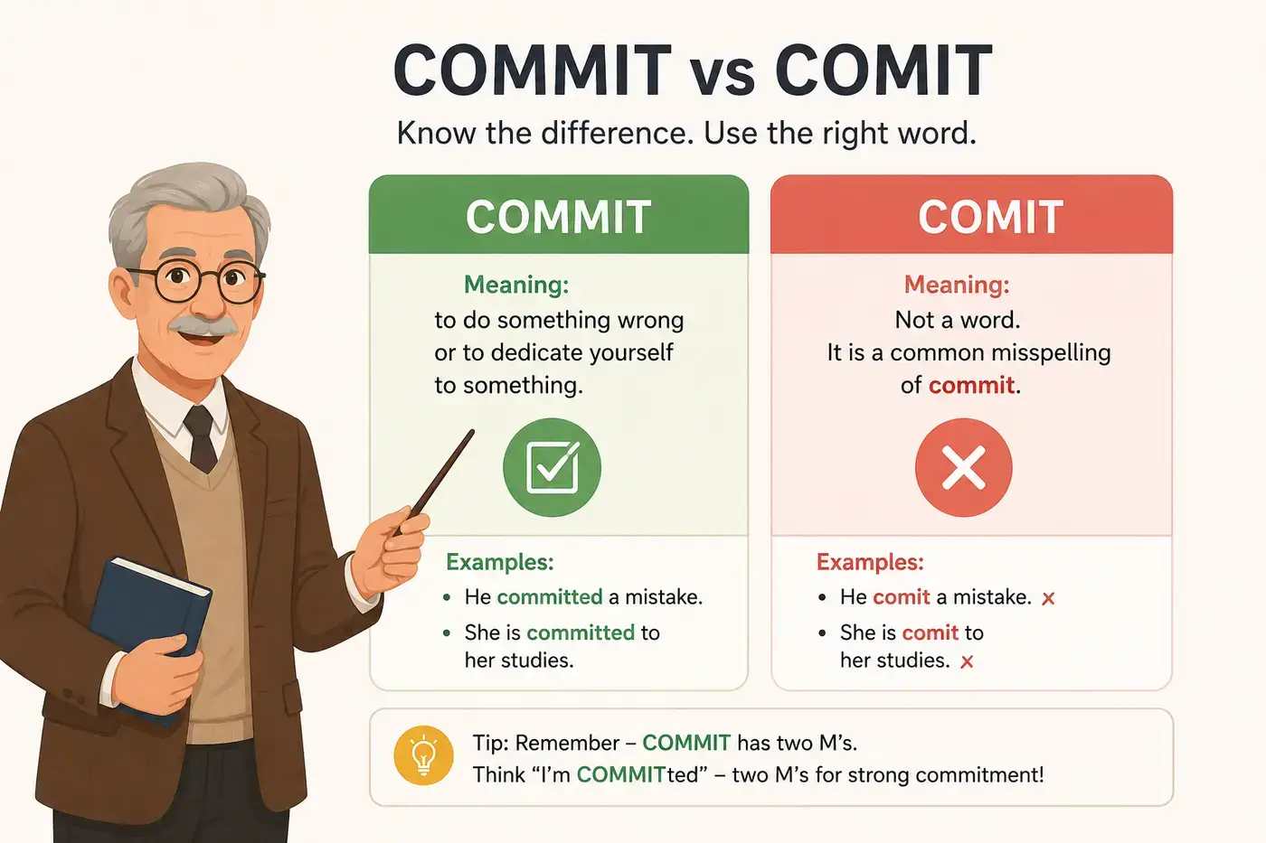 Commit vs Comit