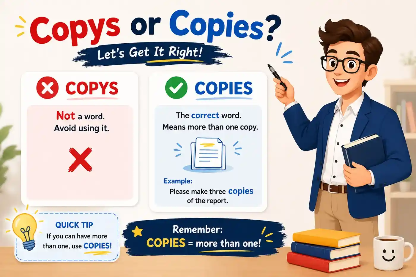 Copys or Copies