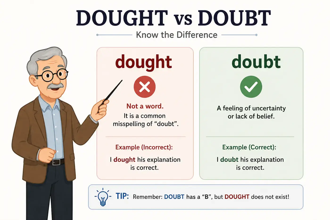Dought vs Doubt