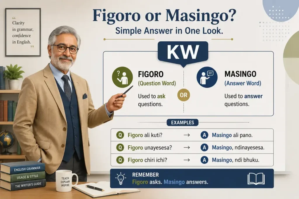 Figoro or Masingo: Simple Answer in One Look