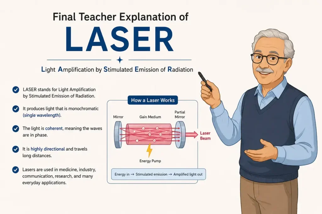 Final Teacher Explanation of Laser or Lazer