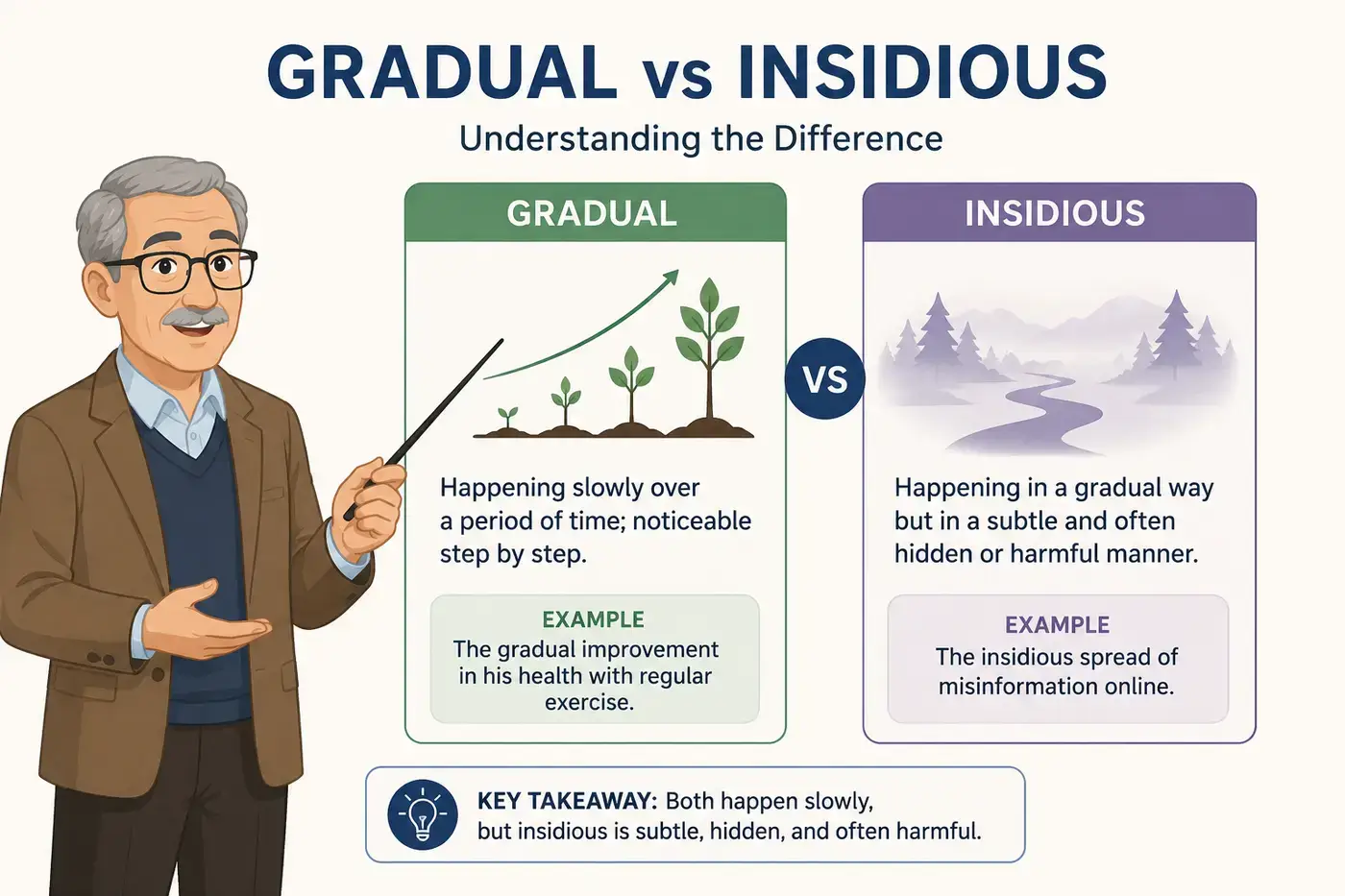 Gradual vs Insidious