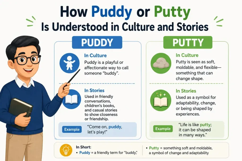 How Puddy or Putty Is Understood in Culture and Stories