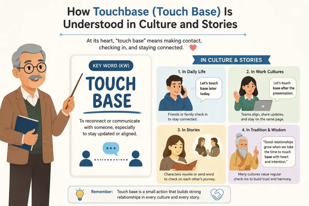 How Touchbase or Touch Base Is Understood in Culture and Stories