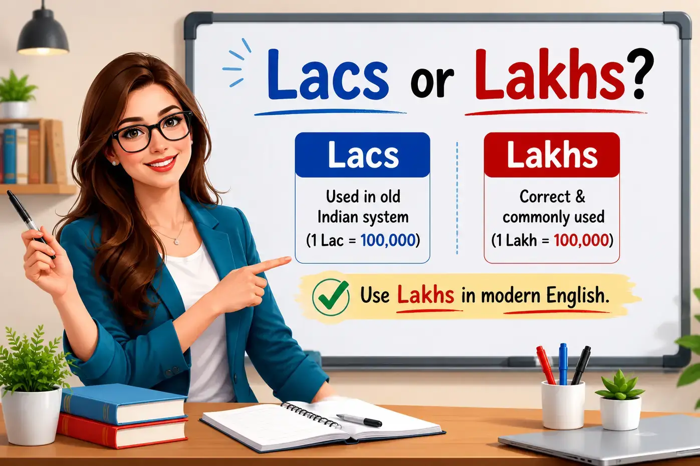 Lacs or Lakhs
