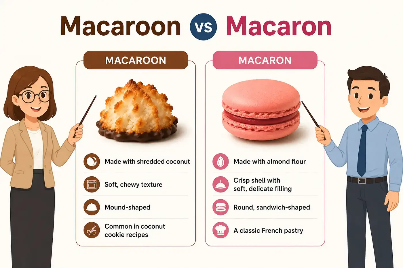 Macaroon vs Macaron