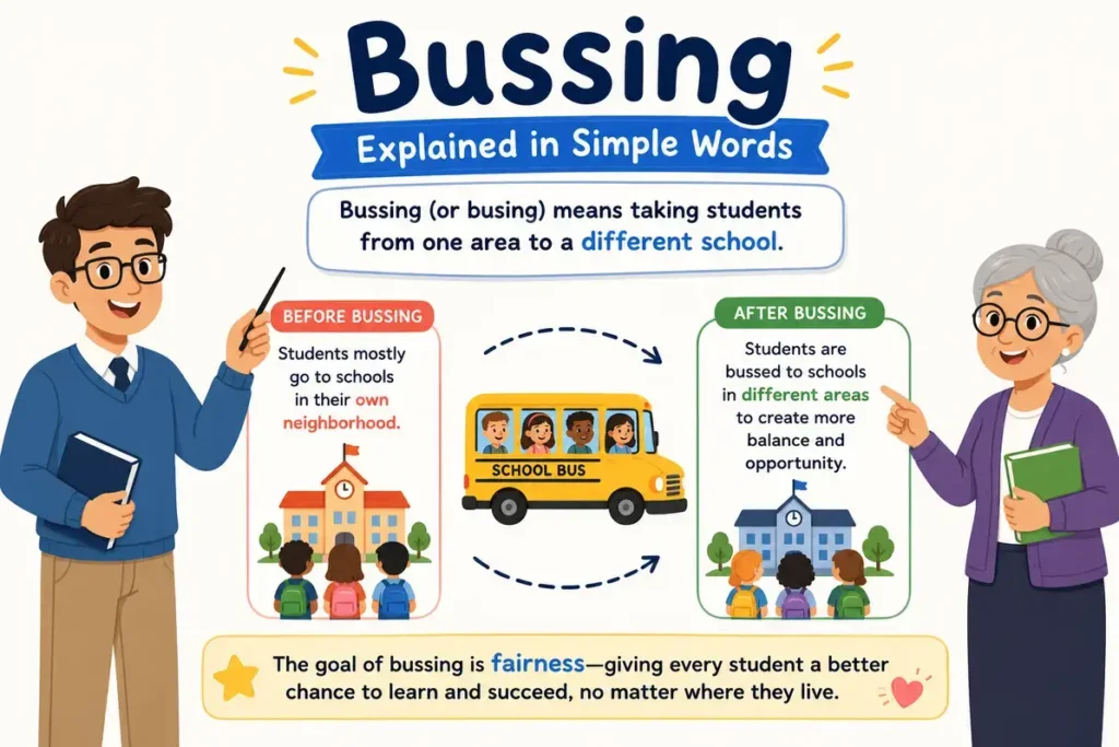 Symbolism Busing or Bussing Explained in Simple Words