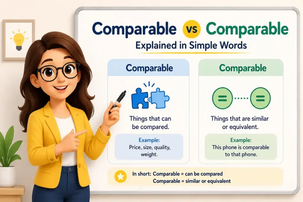 Symbolism Comprable vs Comparable Explained in Simple Words