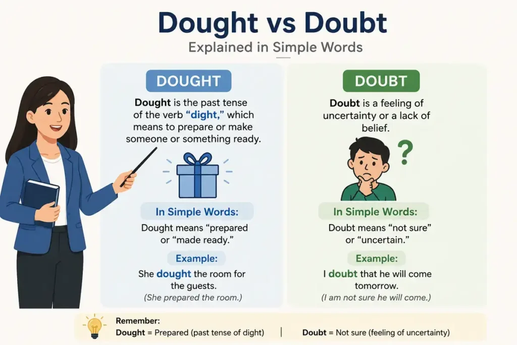 Symbolism Dought vs Doubt Explained in Simple Words