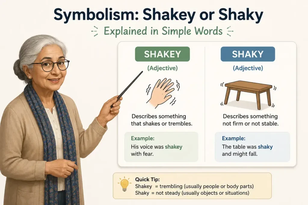 Symbolism Shakey or Shaky Explained in Simple Words