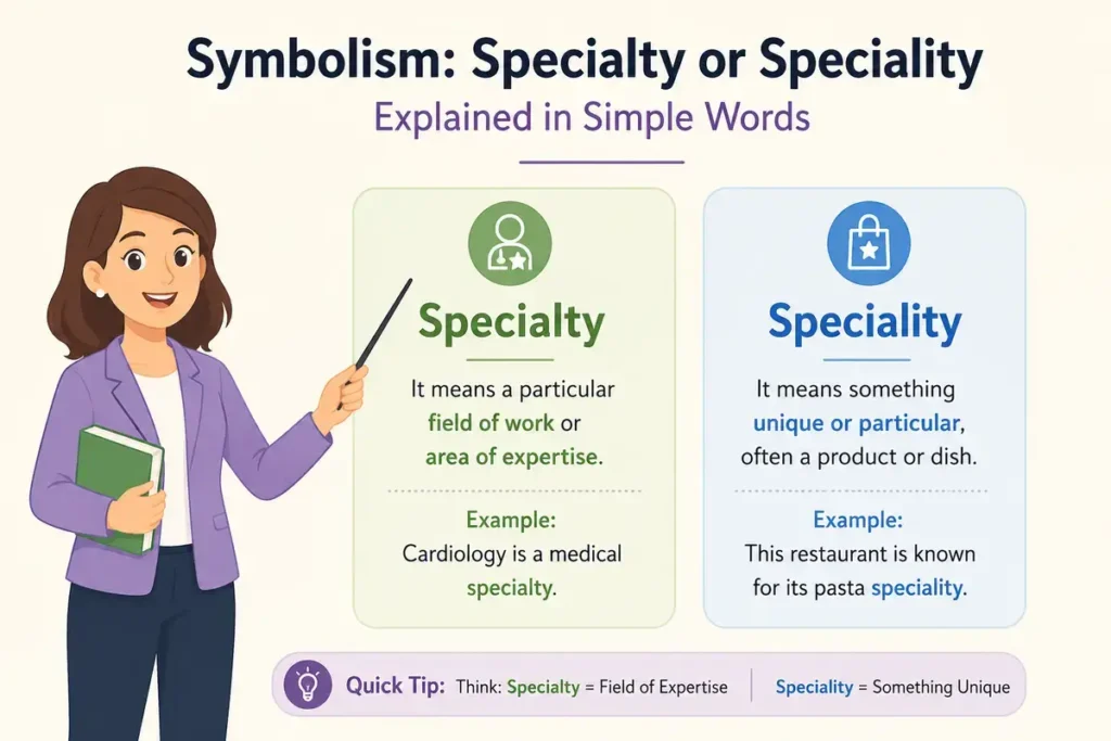 Symbolism Specialty or Speciality Explained in Simple Words