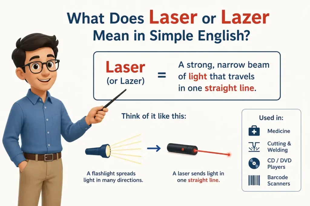 What Does Laser or Lazer Mean in Simple English?