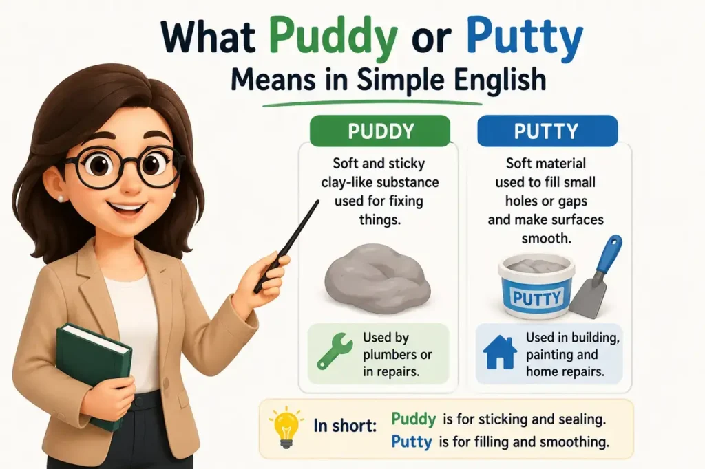 What Puddy or Putty Means in Simple English