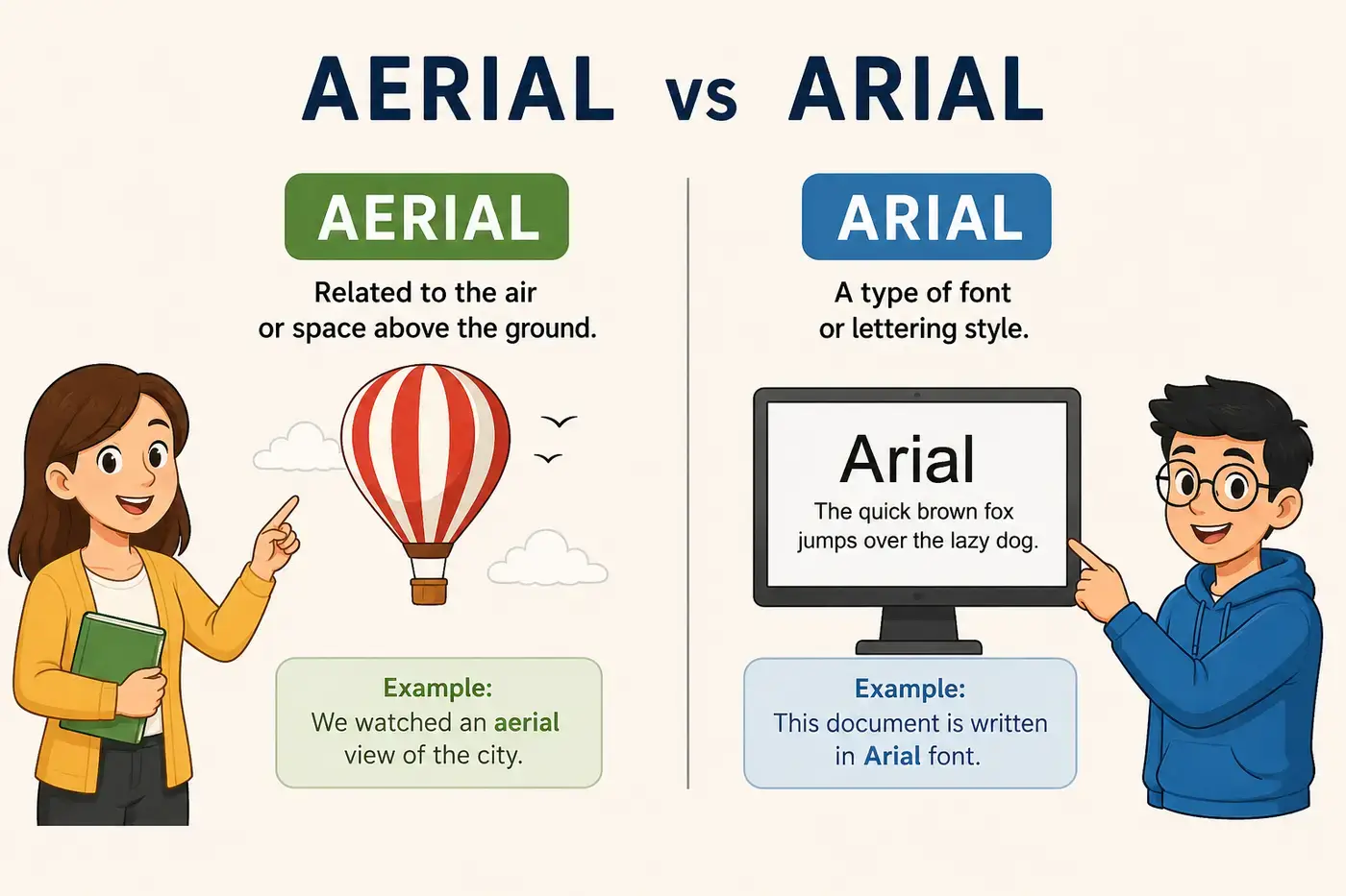 Aerial vs Arial