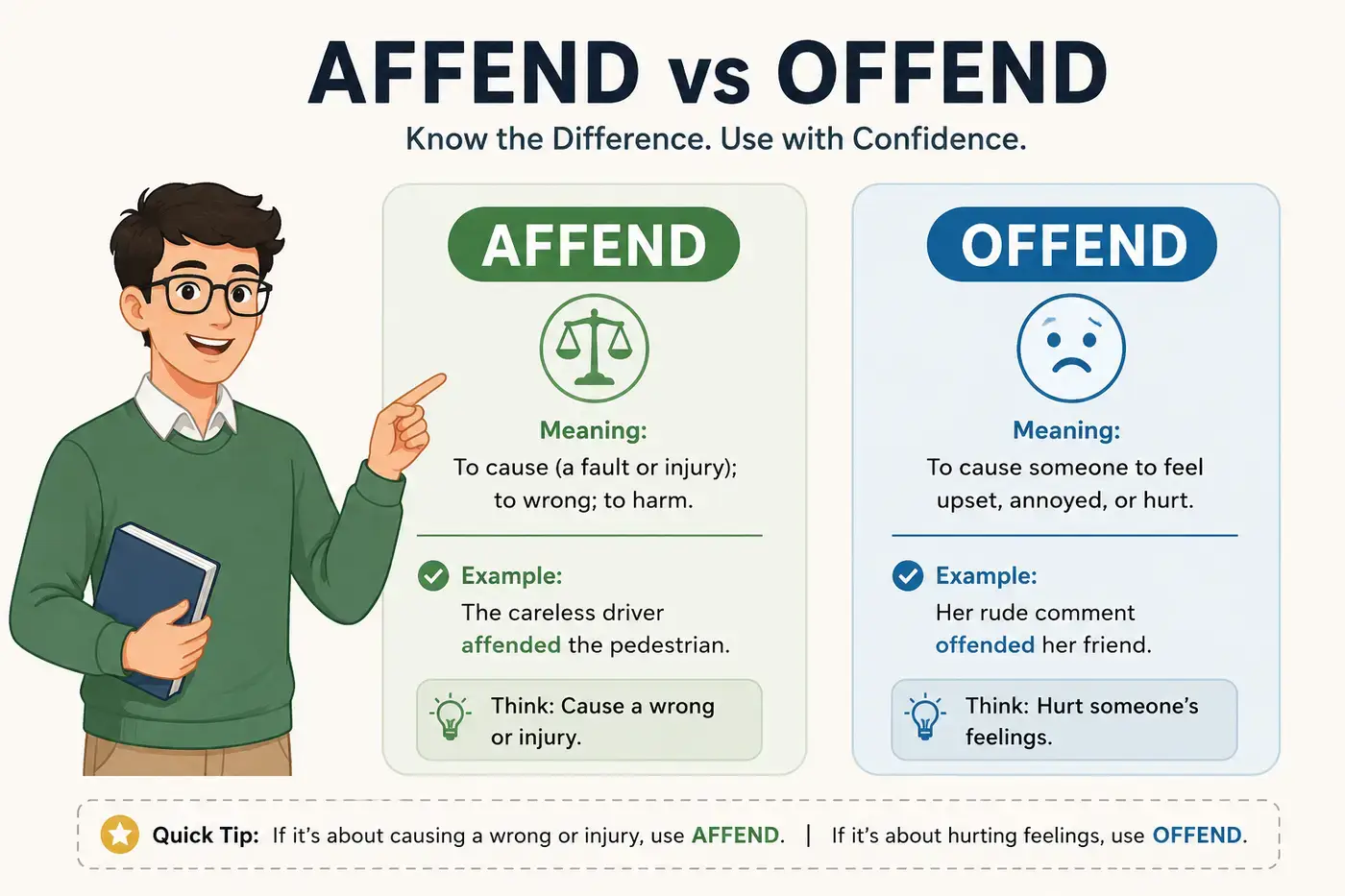 Affend vs Offend