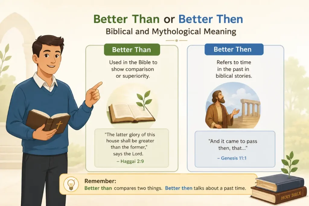 Better Than or Better Then Biblical and Mythological Meaning