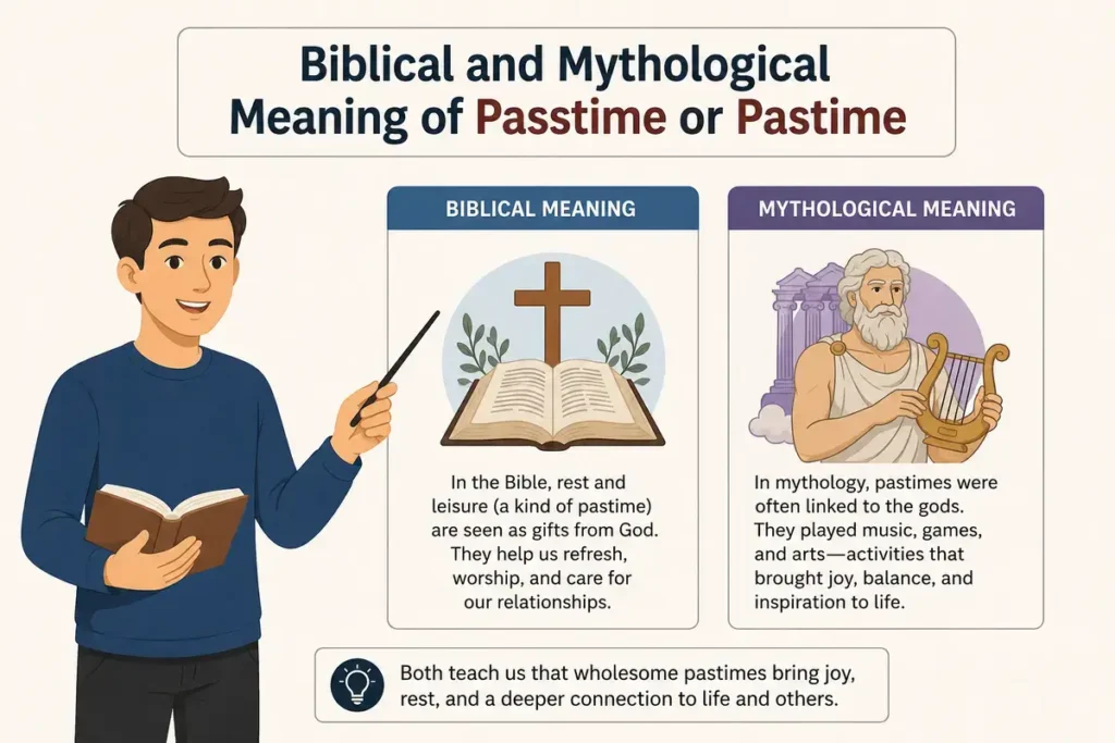 Biblical and Mythological Meaning of Passtime or Pastime