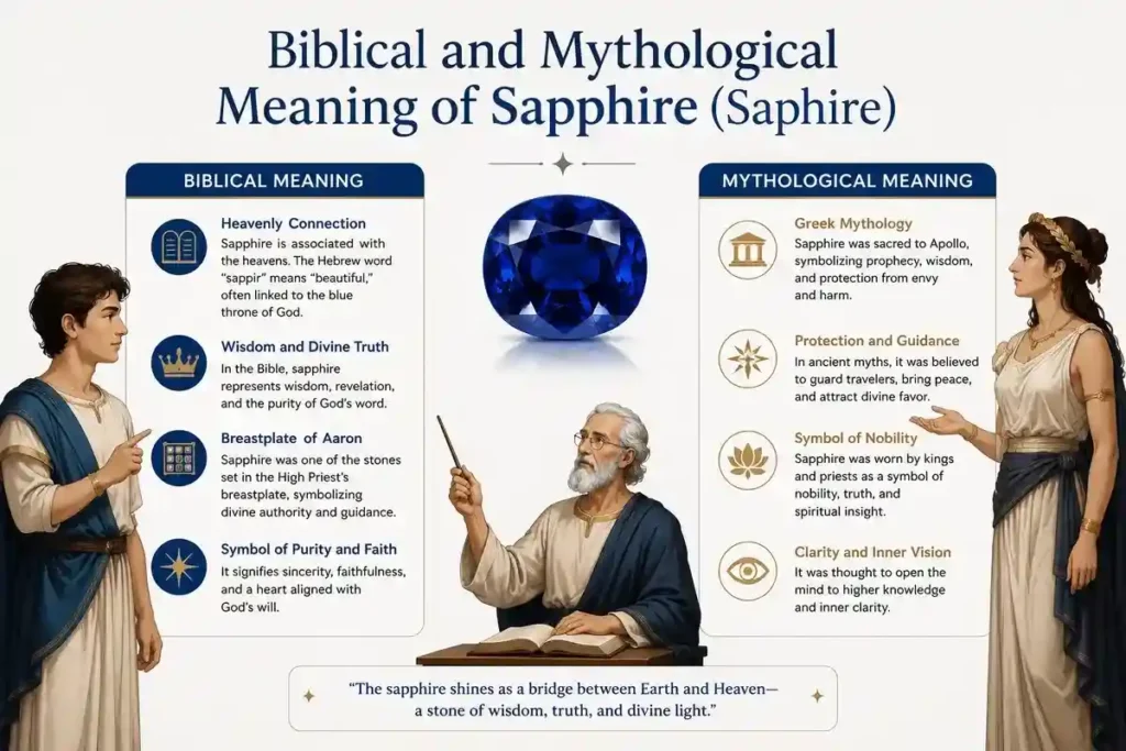 Biblical and Mythological Meaning of Sapphire or Saphire