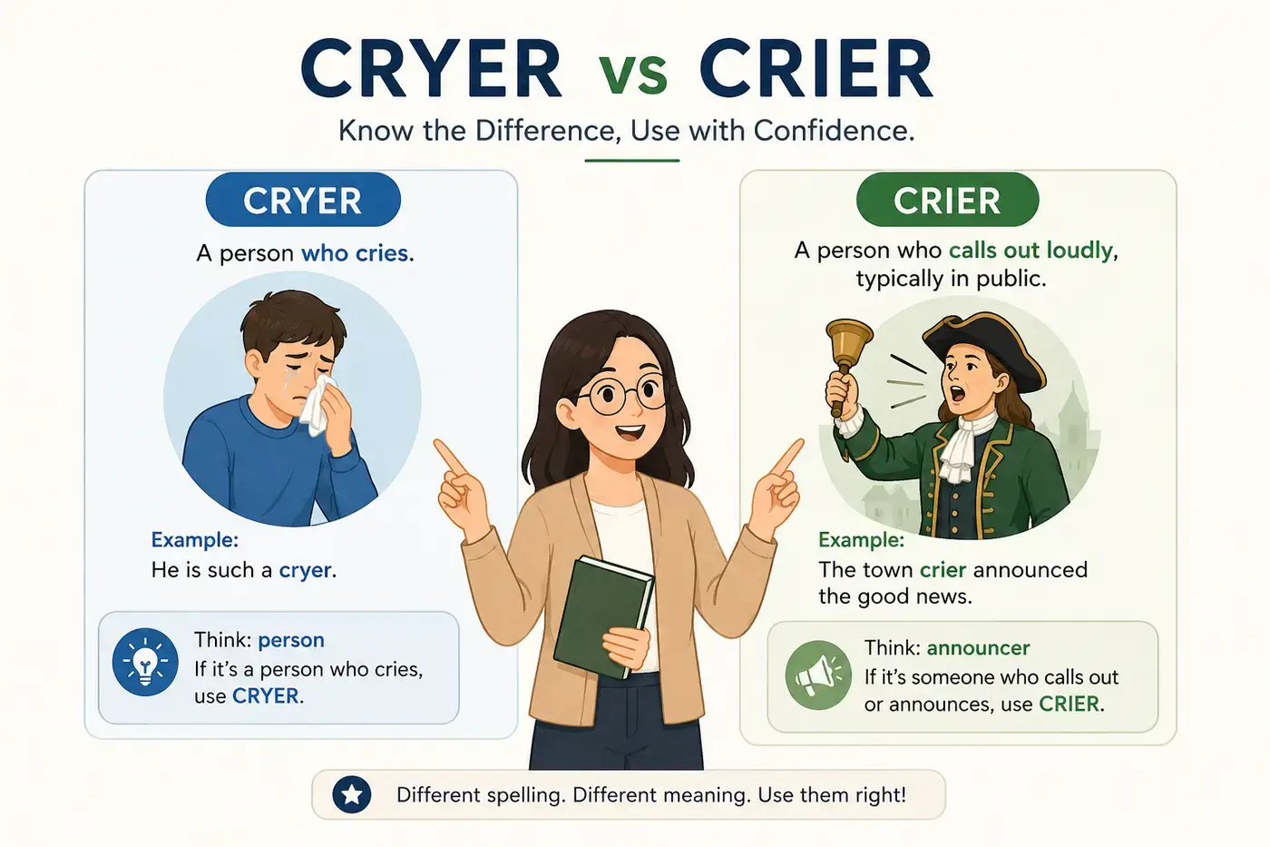 Cryer vs Crier