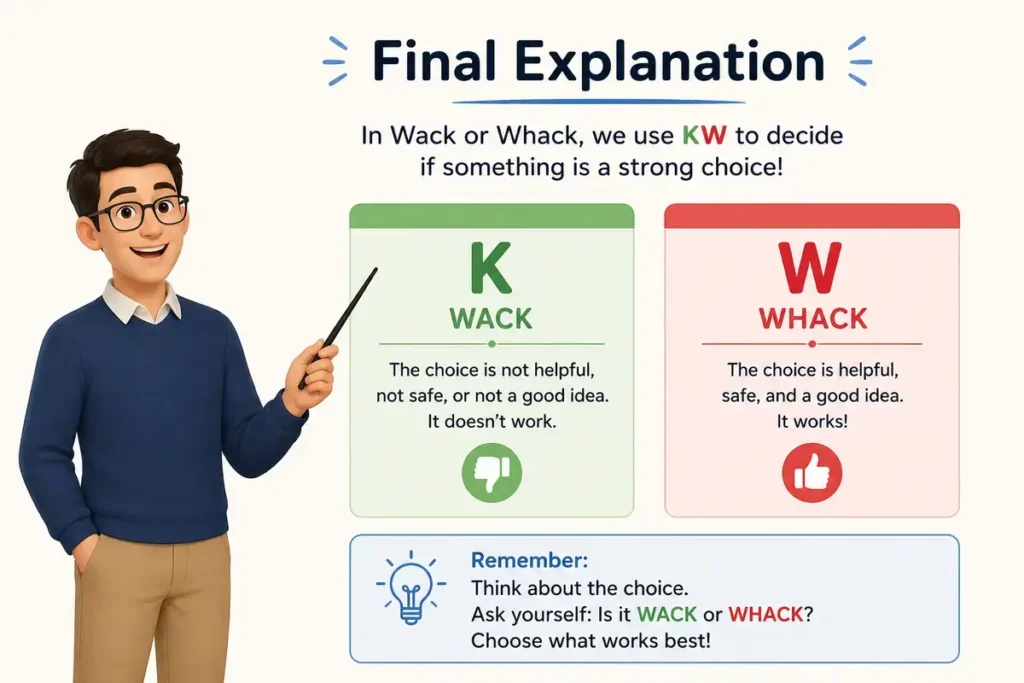 Final Teacher Explanation with Wack or Whack