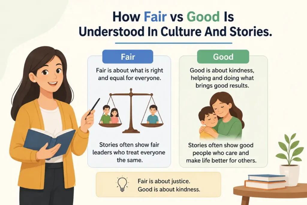 How Fair vs Good Is Understood In Culture And Stories