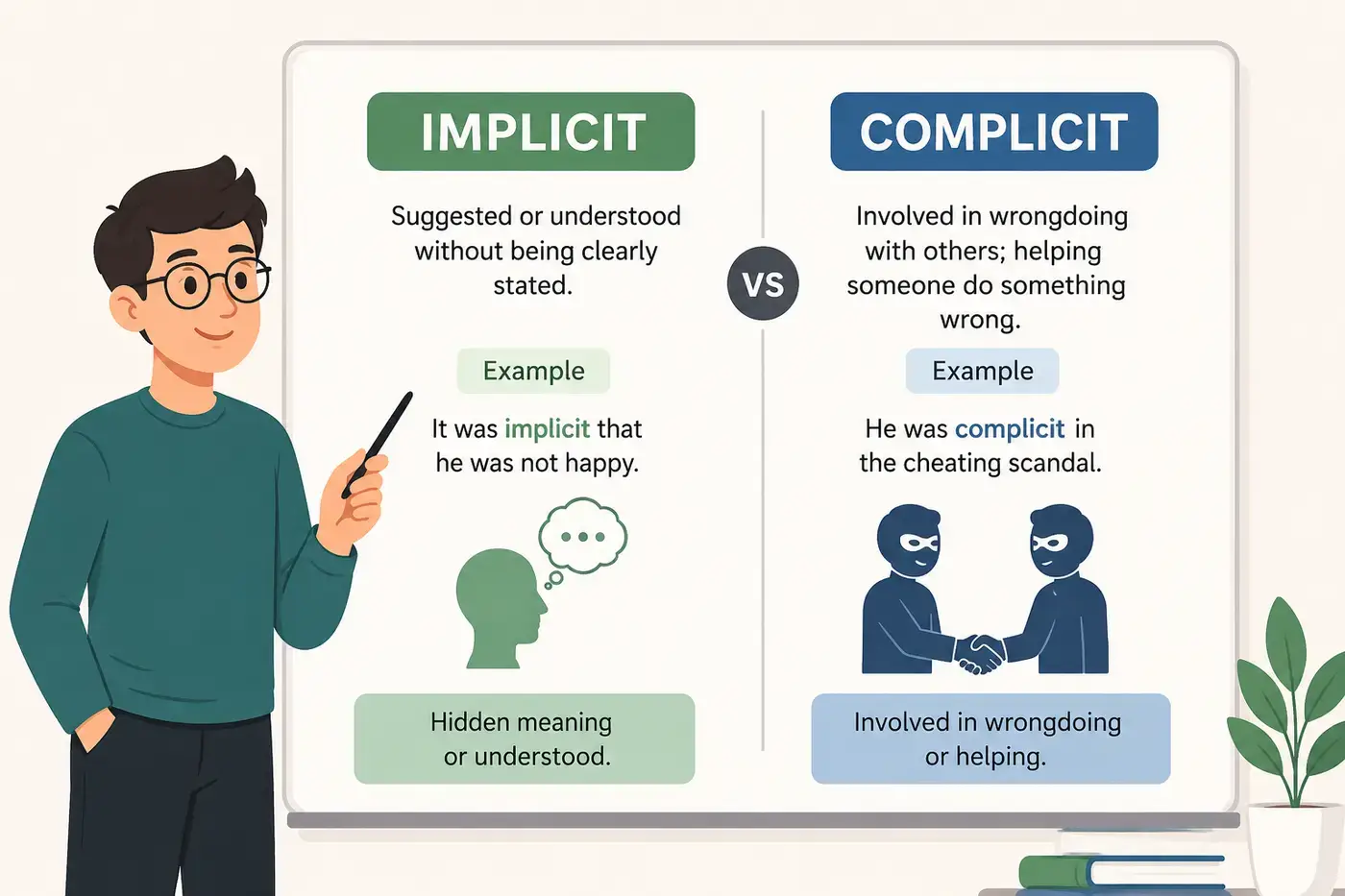 Implicit vs Complicit
