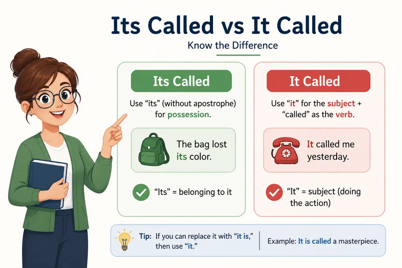 Its Called vs It Called