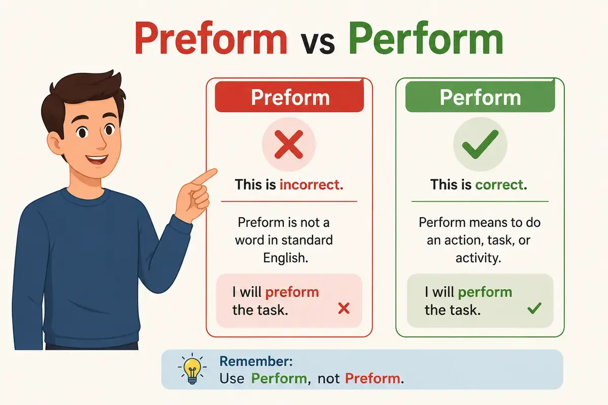 Preform vs Perform