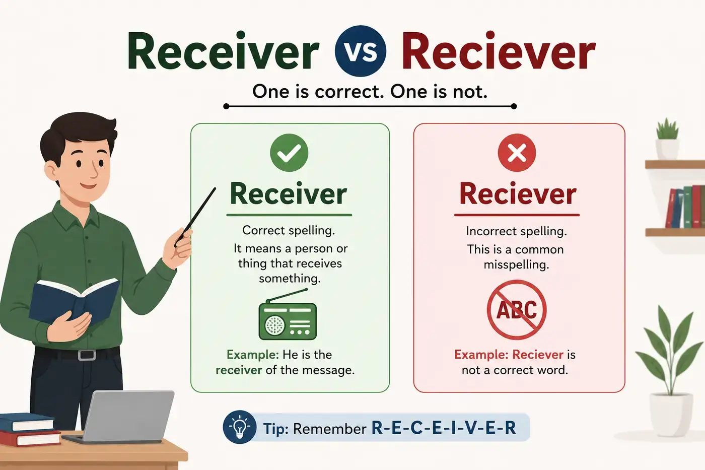 Receiver vs Reciever