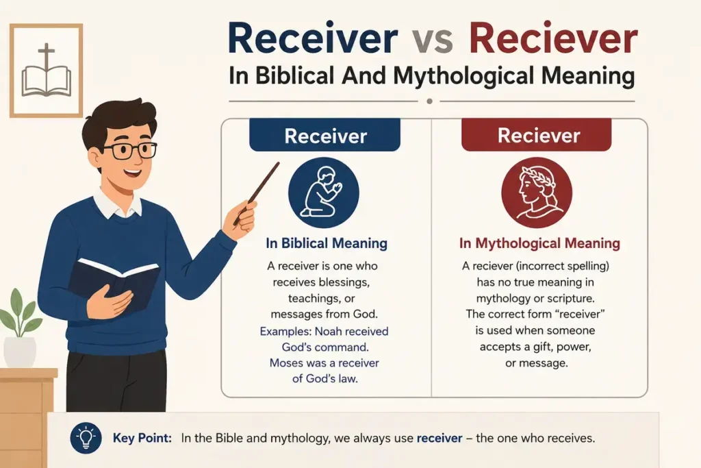 Receiver vs Reciever In Biblical And Mythological Meaning
