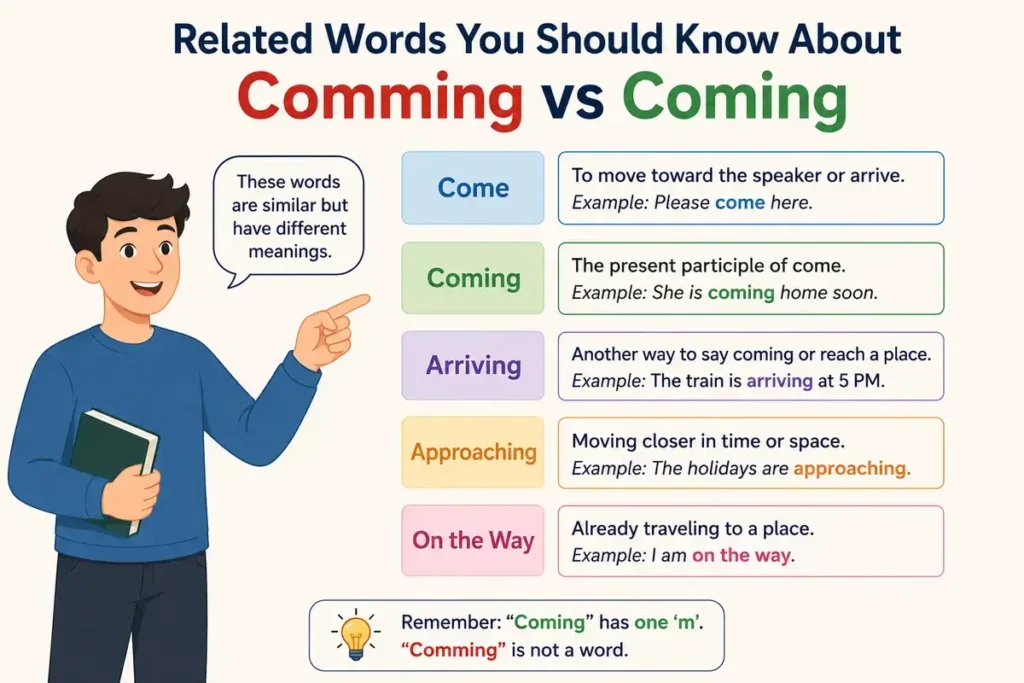 Related Words You Should Know About Comming vs Coming