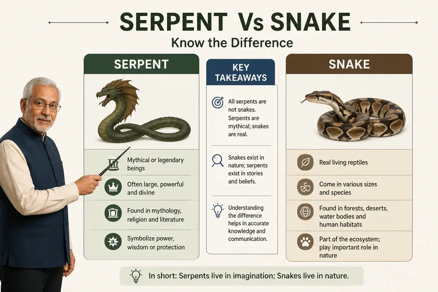 Serpent Vs Snake