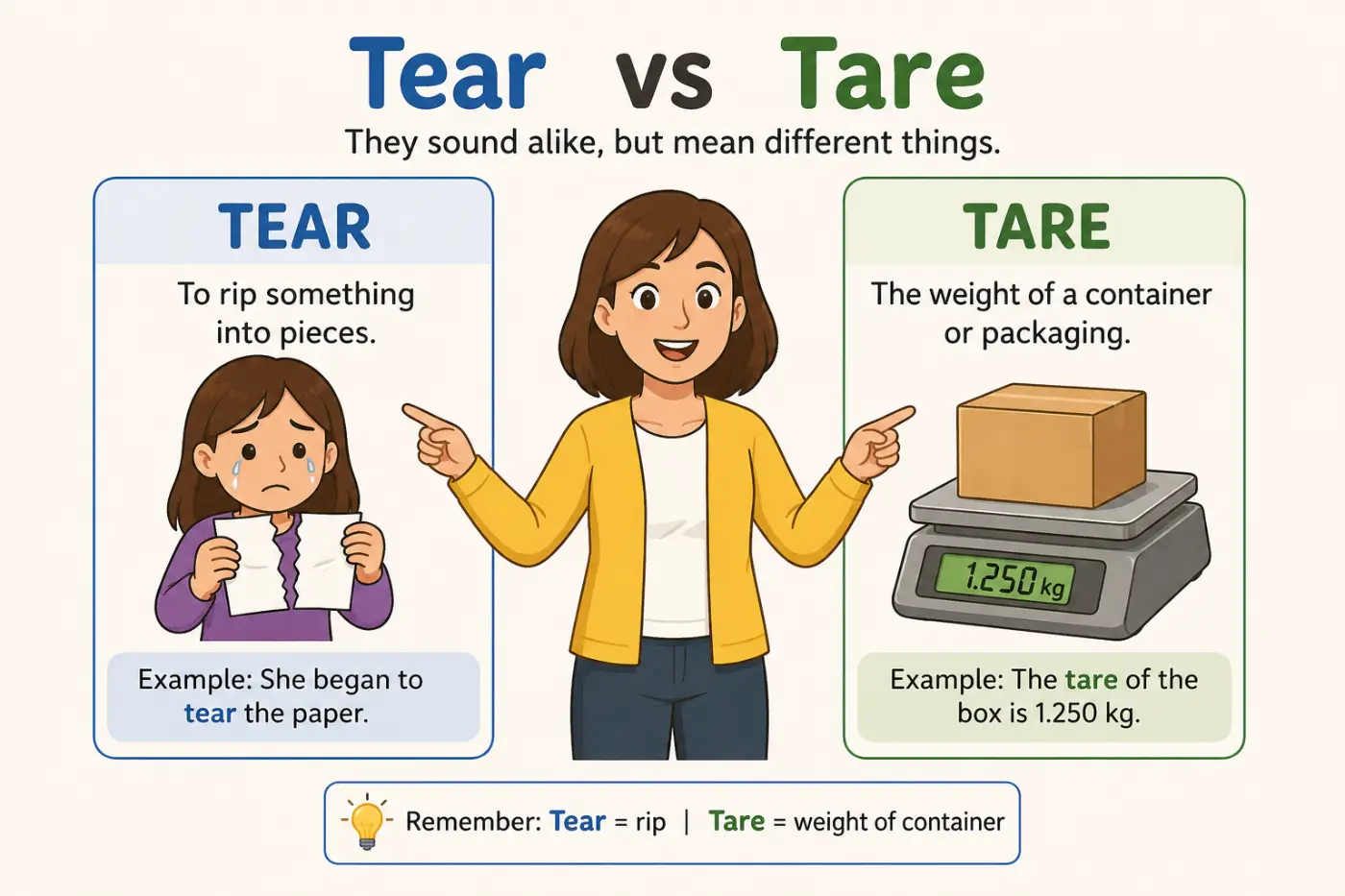 Tear vs Tare: Powerful Grammar Tips for (Guide 2026)
