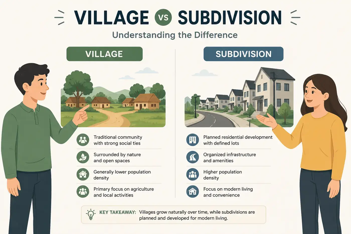 Village vs Subdivision