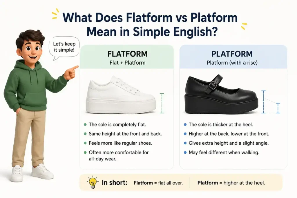 What Does Flatform vs Platform Mean in Simple English?