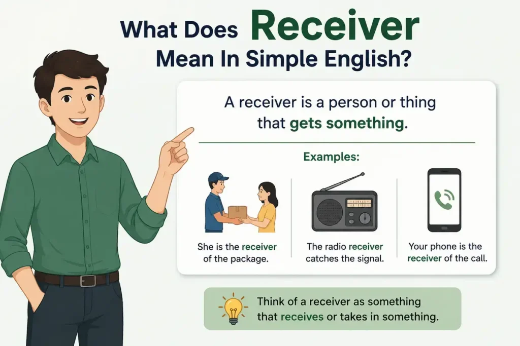 What Does Receiver Mean In Simple English?