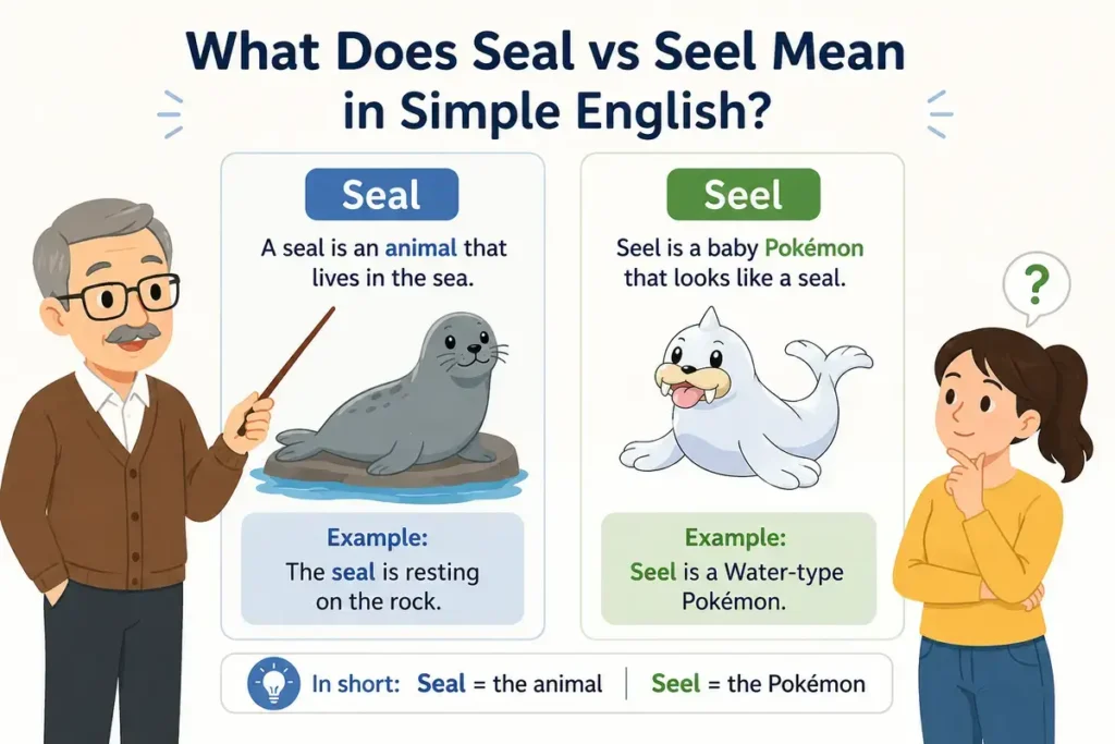 What Does Seal vs Seel Mean in Simple English?