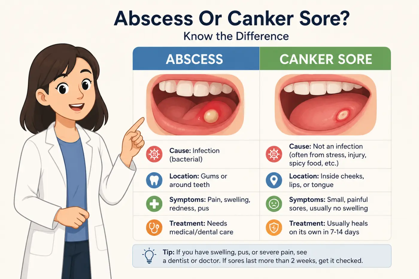 Abscess Or Canker Sore: Meaning And Clear Difference (2026)