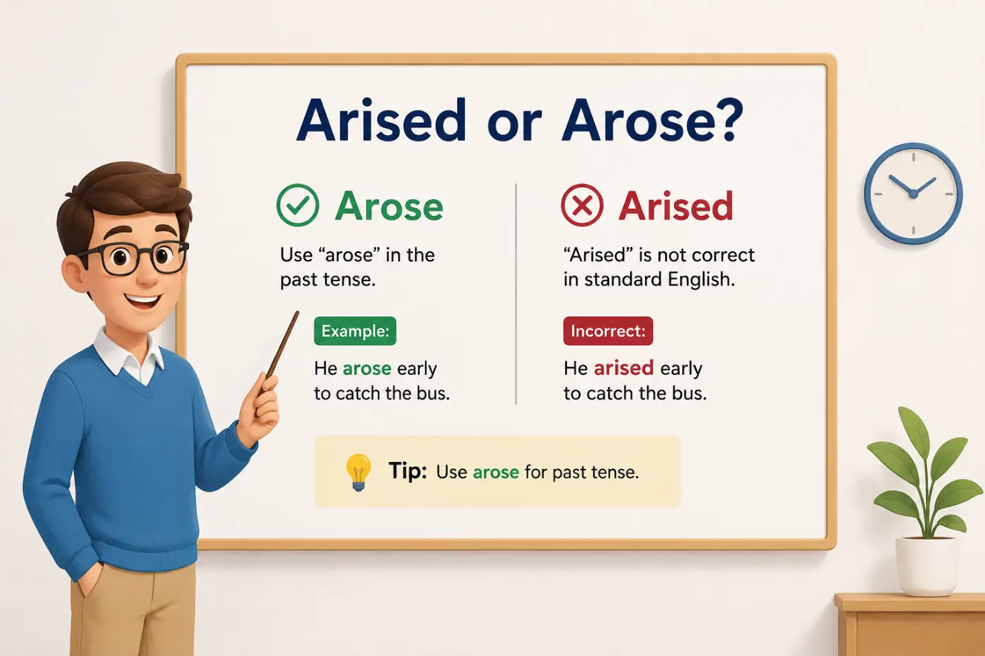 Arised or Arose