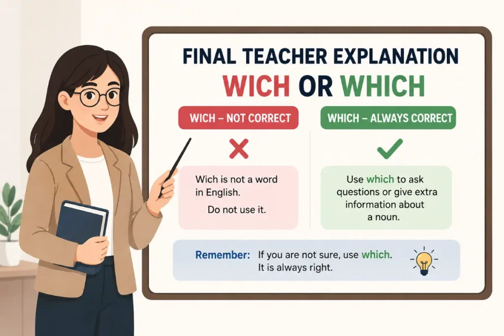 Final Teacher Explanation Of Wich Or Which