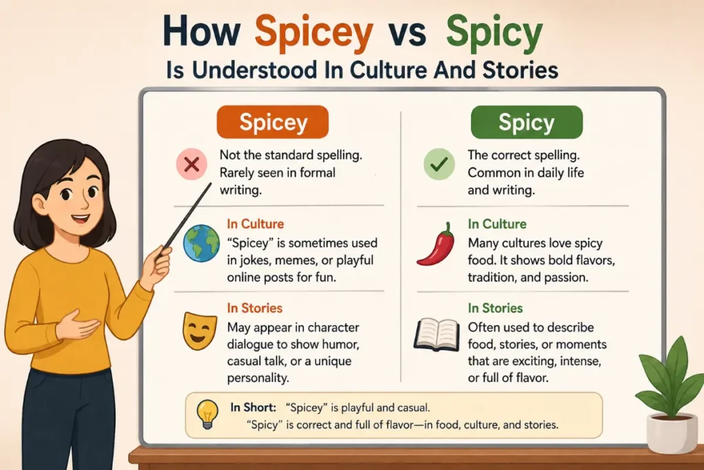 How Spicey vs Spicy Is Understood In Culture And Stories