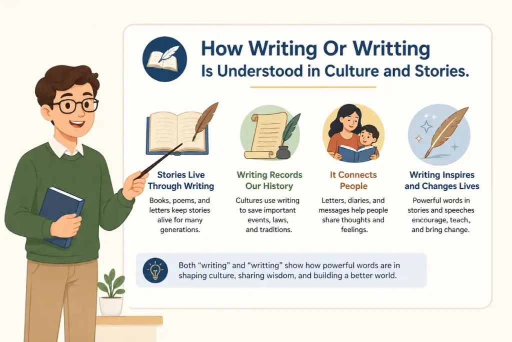 How Writing Or Writting Is Understood in Culture and Stories