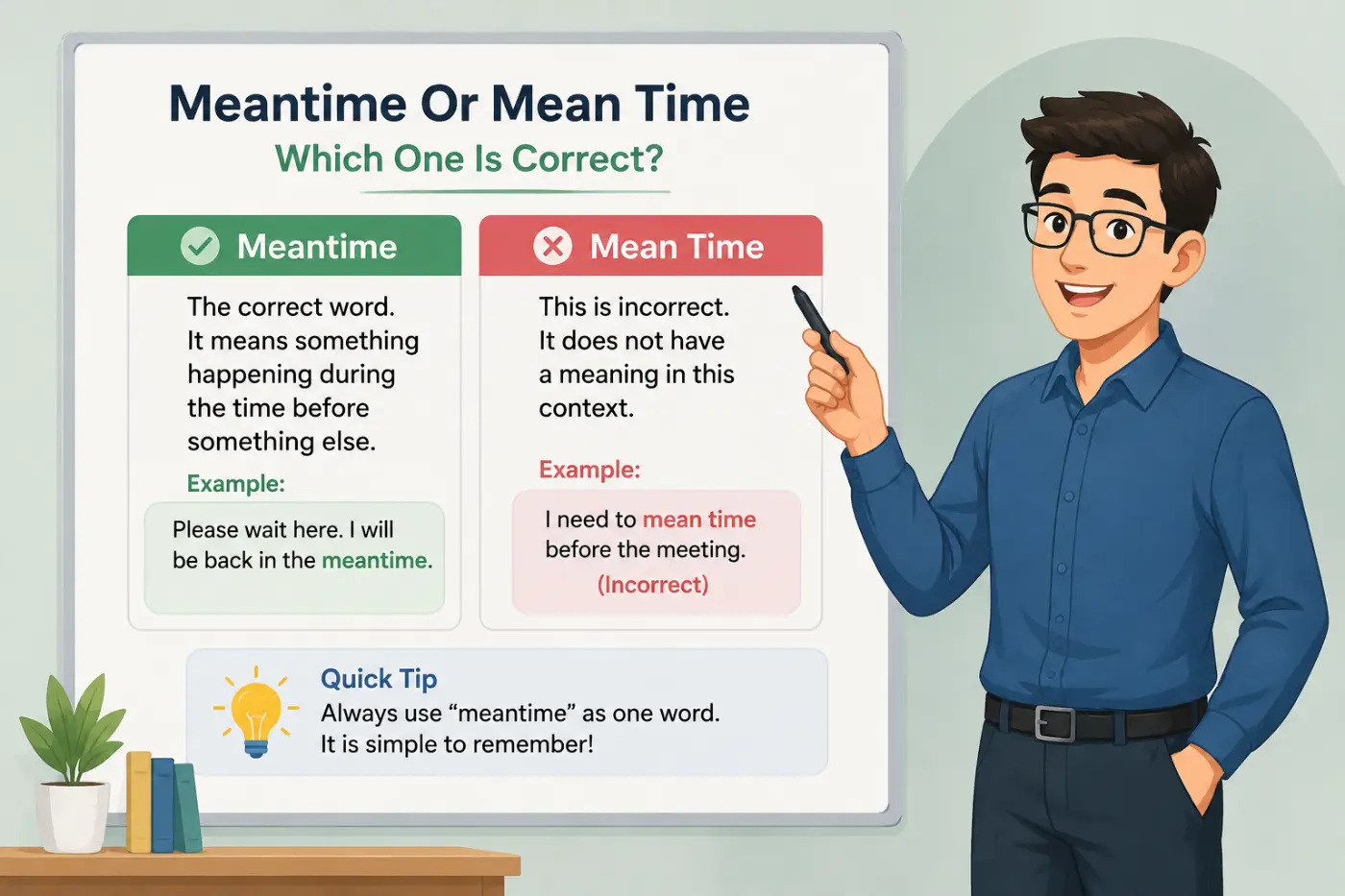 Meantime Or Mean Time