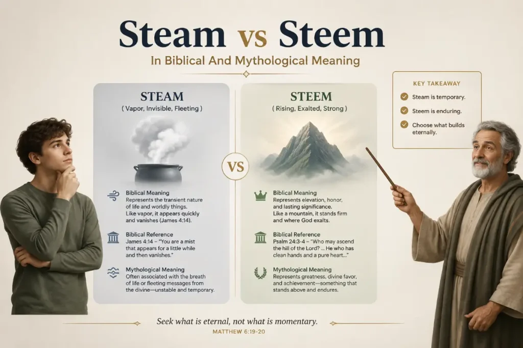 Steam vs Steem In Biblical And Mythological Meaning
