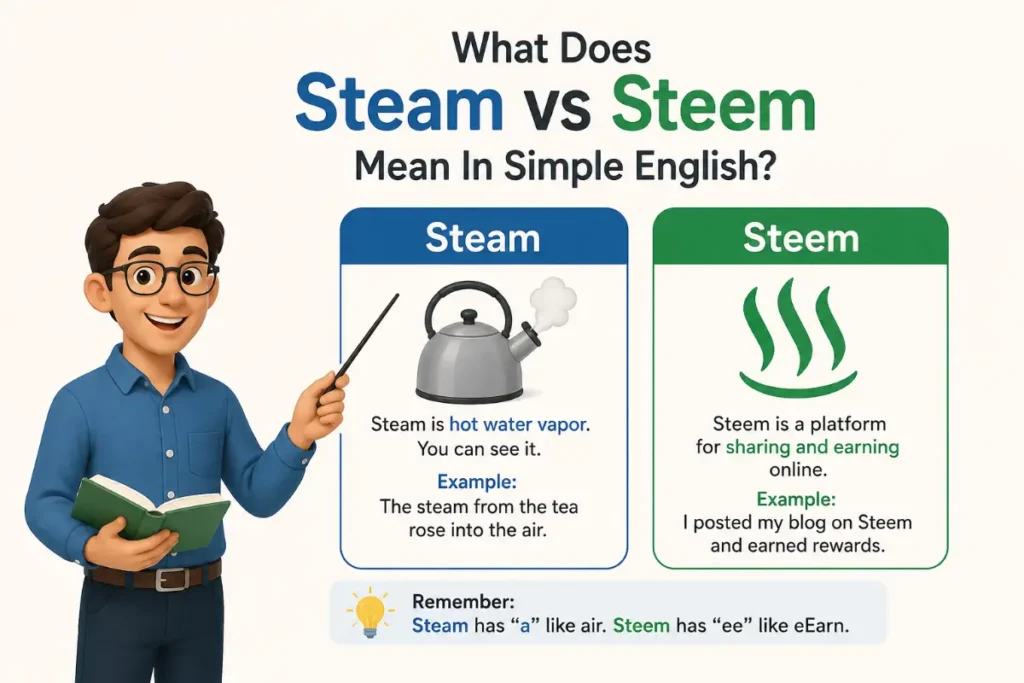 What Does Steam vs Steem Mean In Simple English?